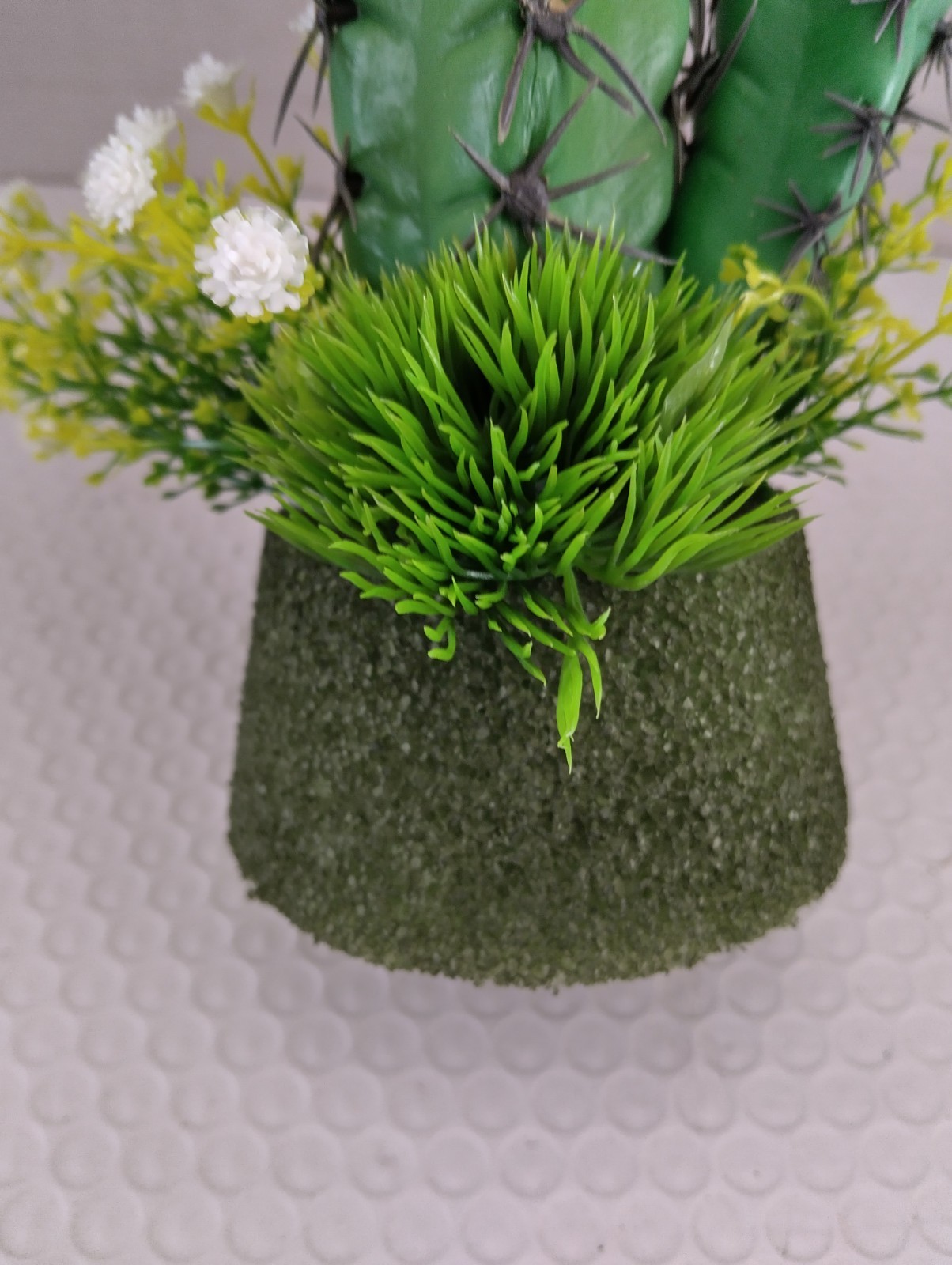 15″ Artificial column cactus.