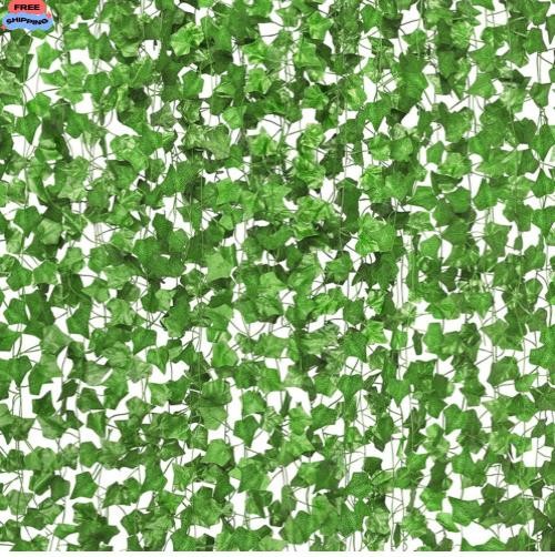 14 Pack 98ft Artificial Ivy Garland, Fake Vines Uv Resistant Greenery Leaves Fak