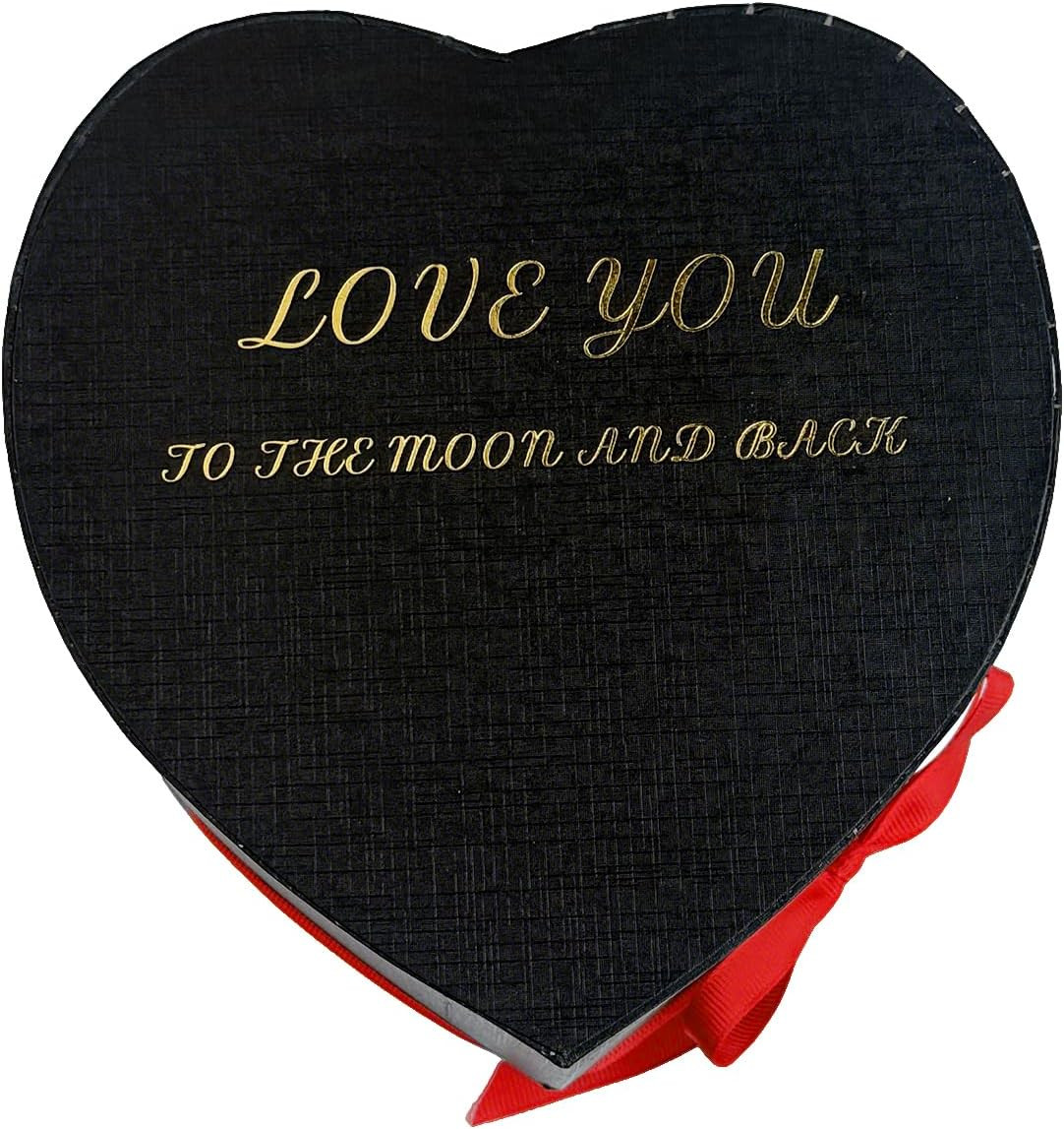 Preserved Roses Heart Shape Box Valentines Day Gifts for Her Mothers Day
