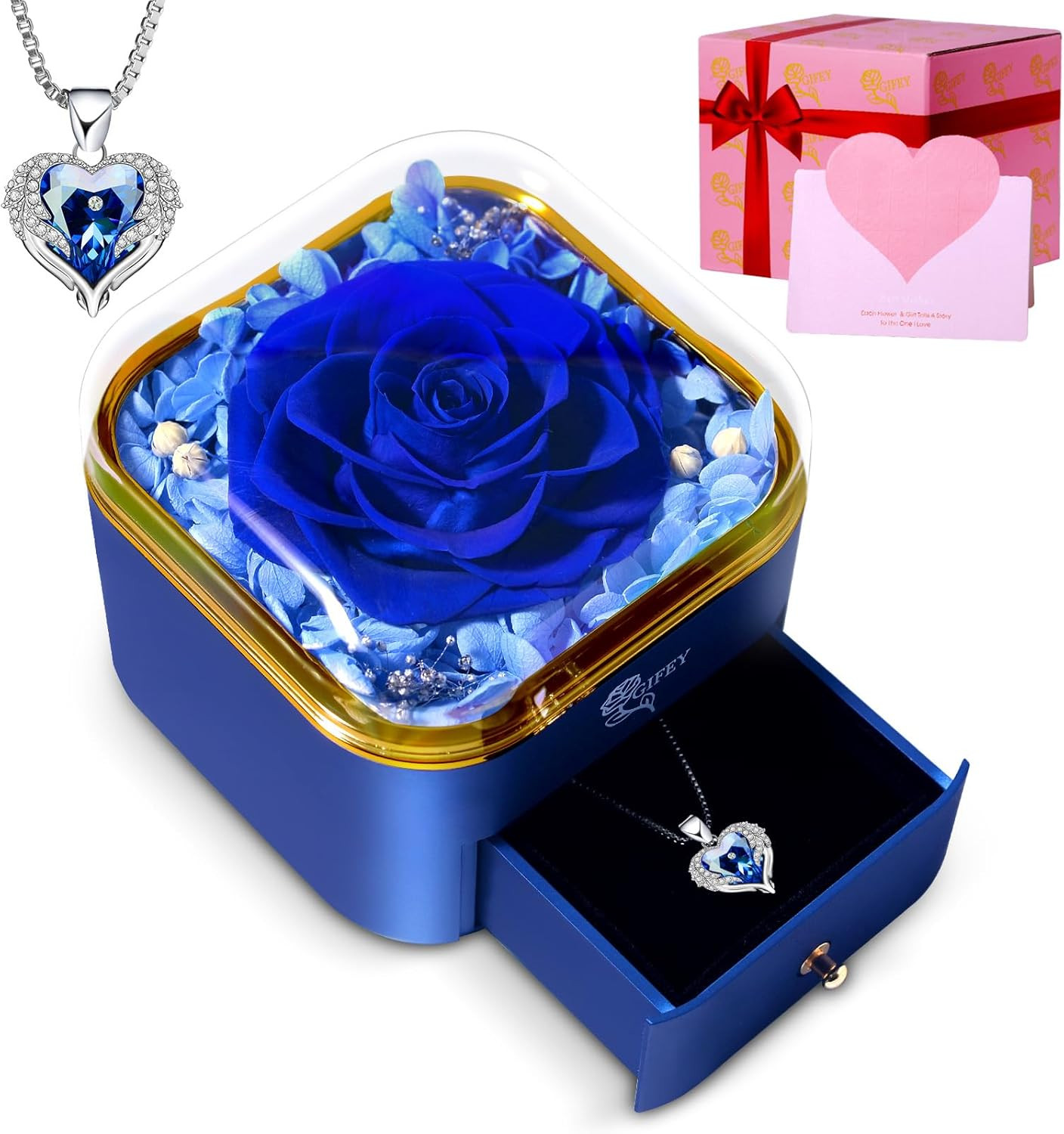 Rose Gifts for Mom, Preserved Eternal Flowers Rose Gifts for Women Wife Girlfrie
