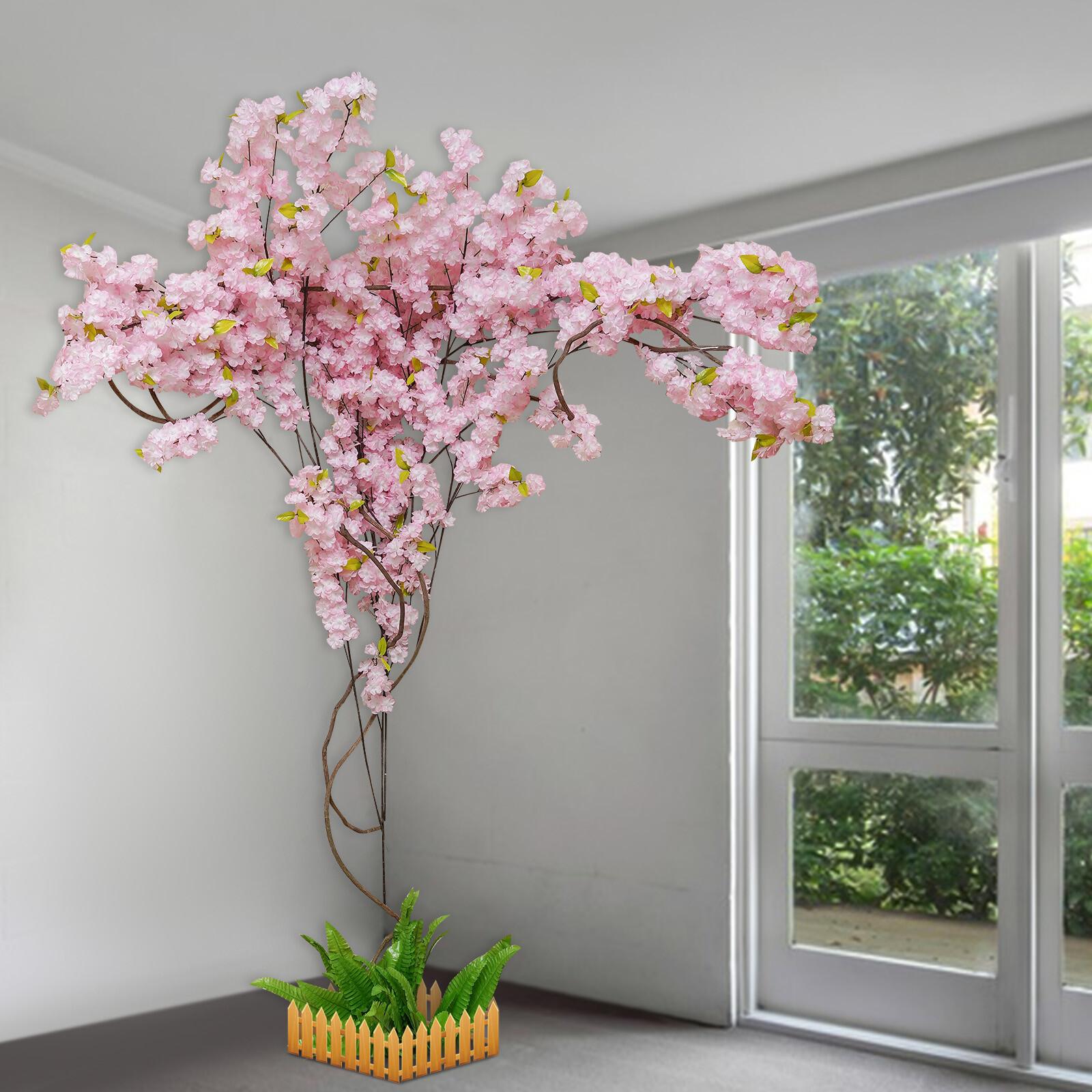 Artificial Cherry Blossom Tree Cherry Blossom Tree Arch Pink Fake Flower Trees