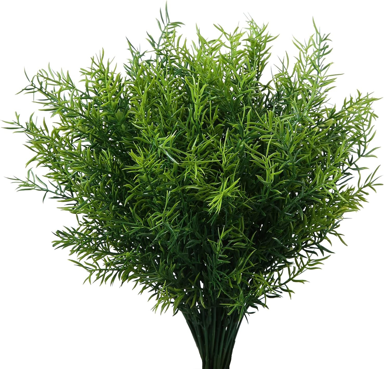 Artificial Plants Flowers Grass Shrubs 8 Pack No Fade Faux Plastic Flowers Outdo