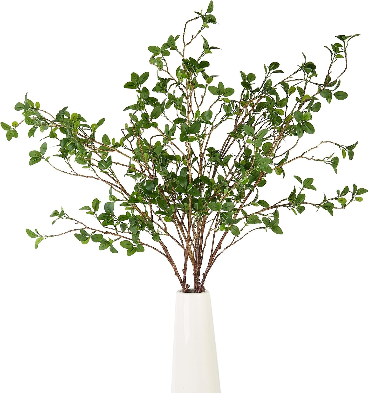 6Pcs 41.3″ Olive Greenery Stems – Artificial Long Branches for Home Decor