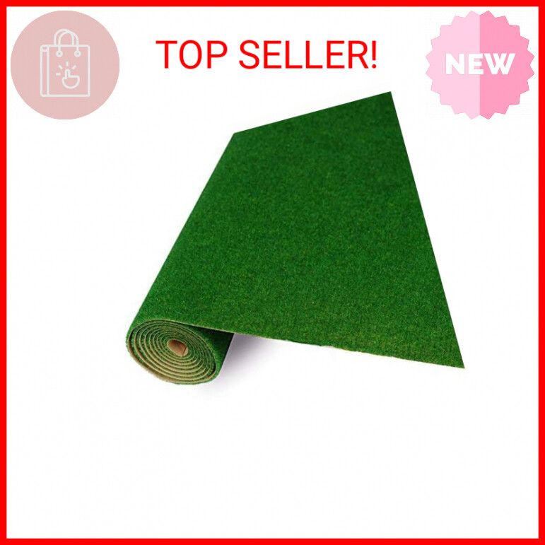 CP122 Artificial Model Grass Mat Trains Dark Green 40x100cm or 15.7‘’ x 39” for