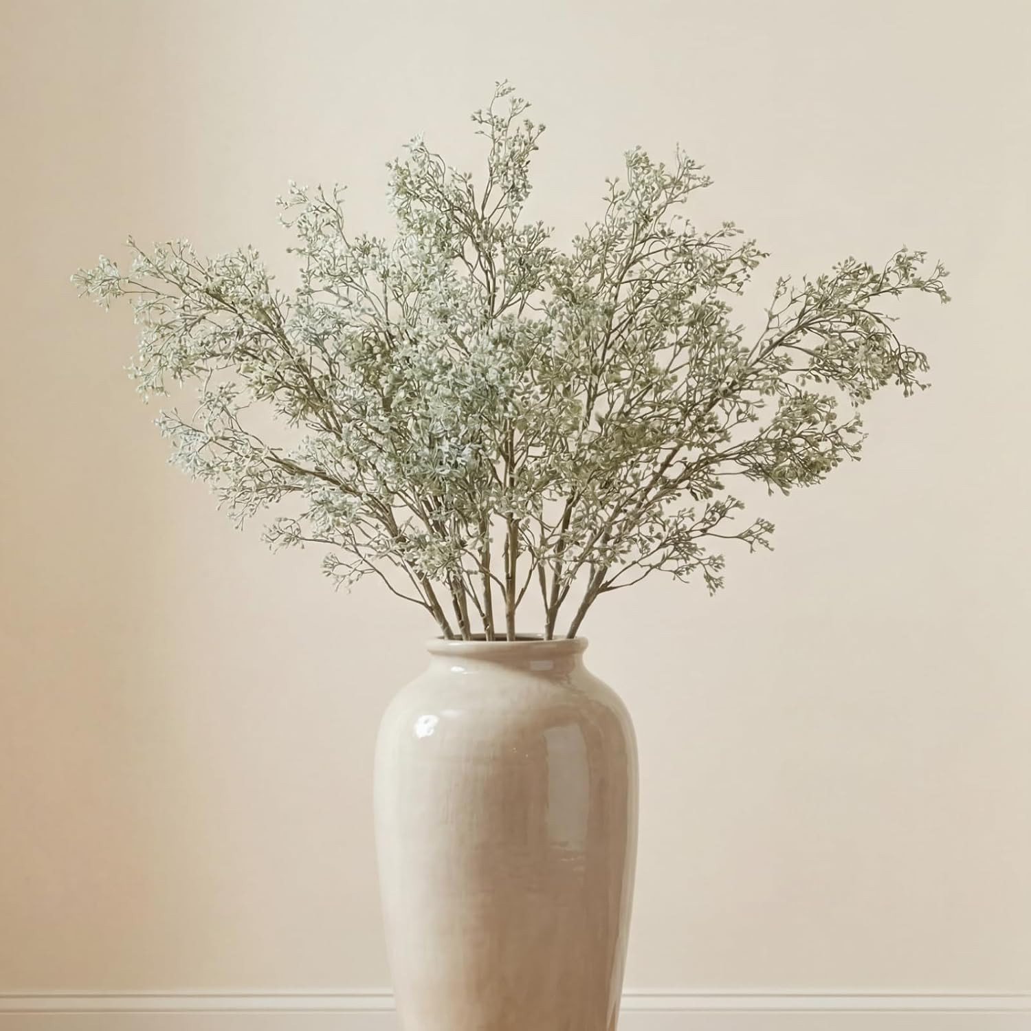 42.5″ Artificial Baby’s Breath Flowers – 6 Pcs Faux Greenery for Decor