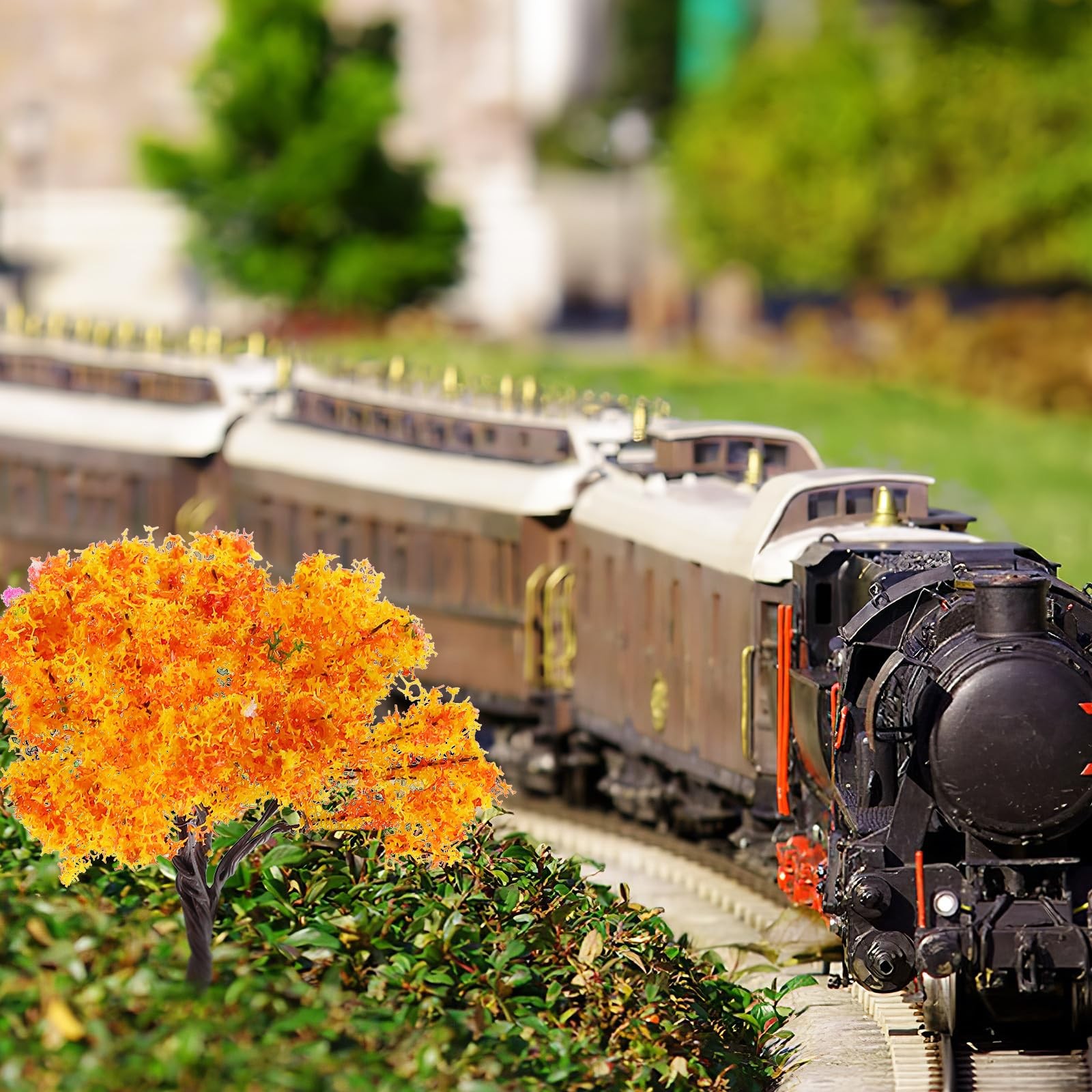 12 PCS Small Miniature Model Trees For DIY Crafts Train Scenery Landscape