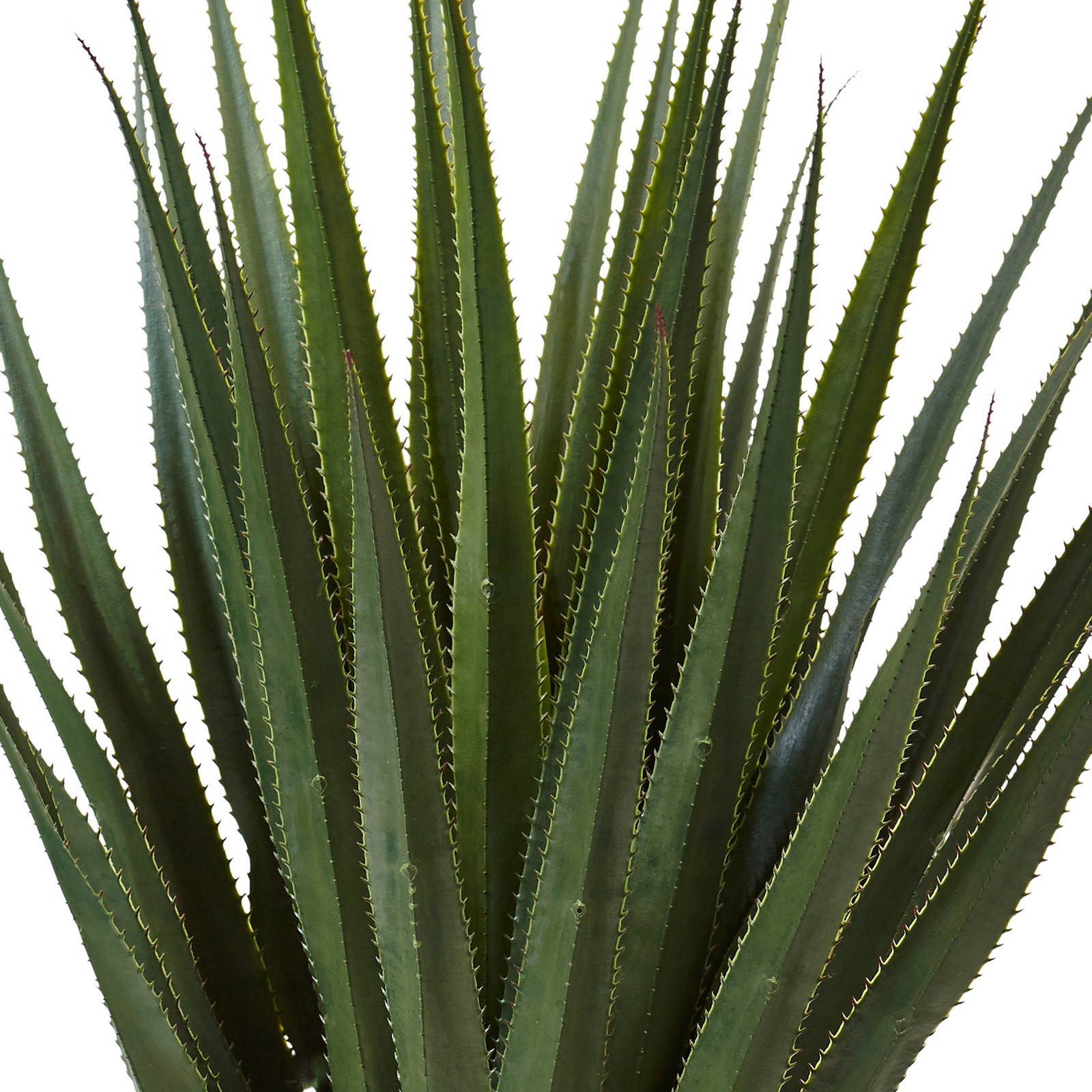 Nearly Natural Spiked Agave Artificial Plant in Sand Bowl (Indoor/Outdoor)