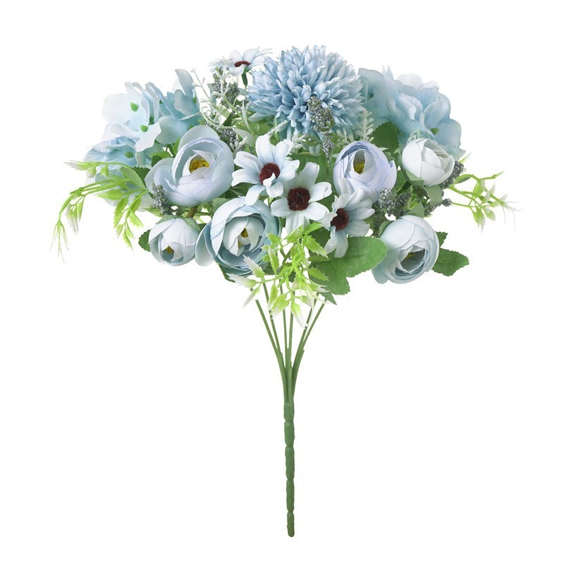 Silk Peony Artificial Fake Flowers Bunch Bouquet Home Wedding Party Decor