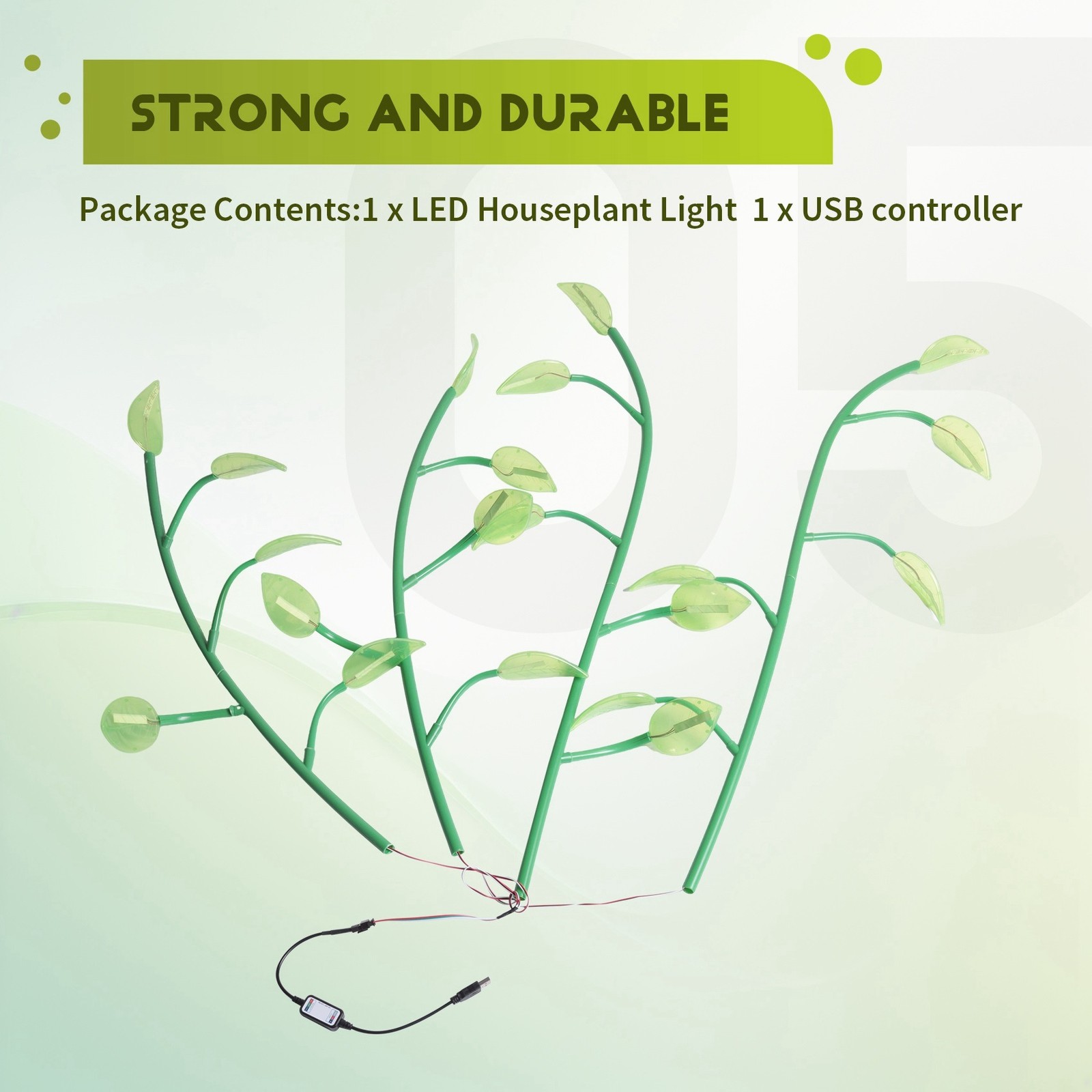 Magical Glowing Potted Plant Indoor Plant LED 3 Color-Changing Artificial6296
