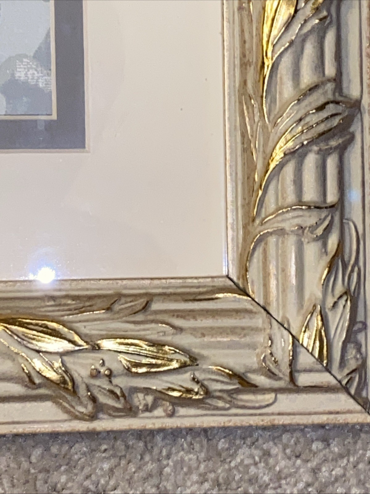 Floral Arrangement Shadowbox In Urn 19×22.5”