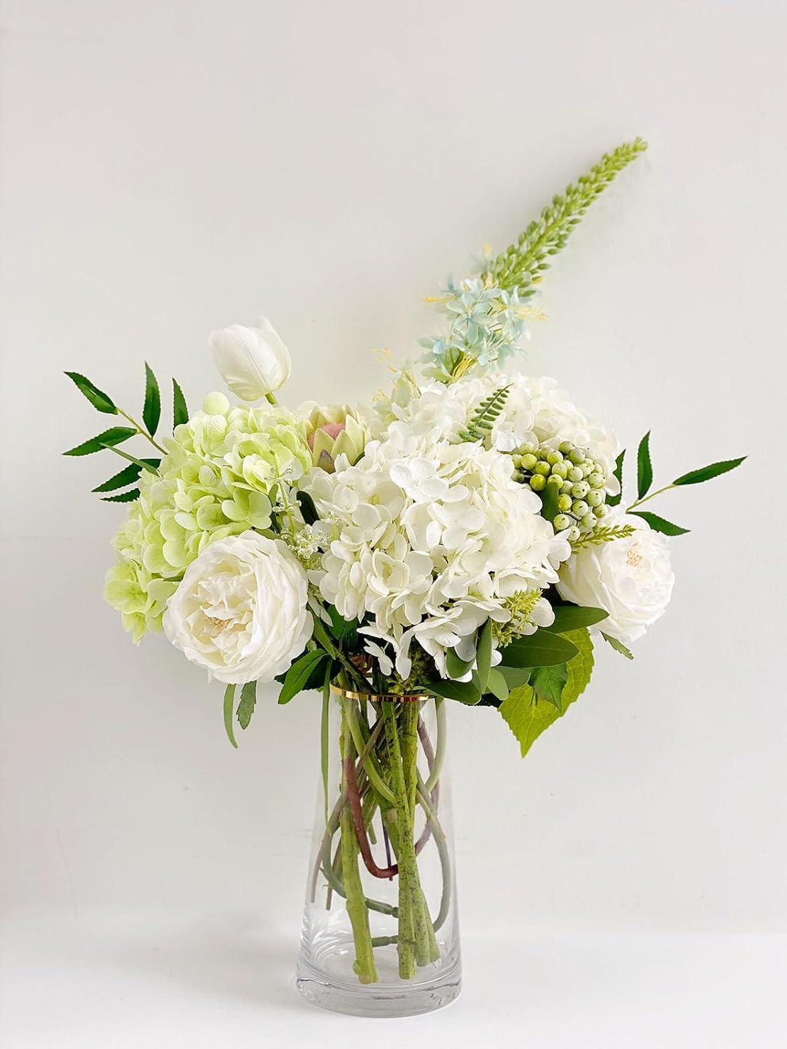 Lifelike Artificial Hydrangea Flowers – 4 Pcs for Home & Wedding Decor