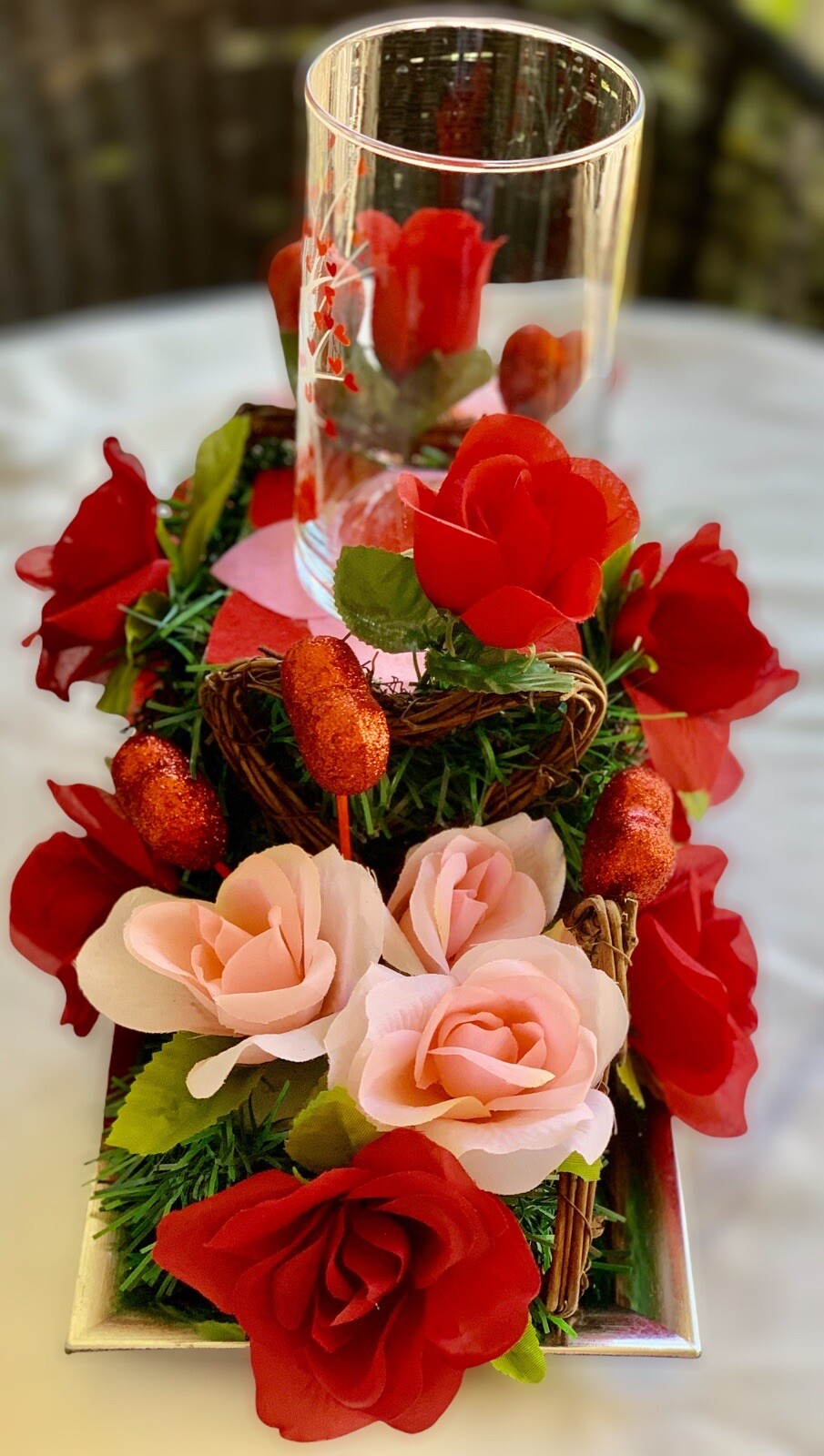 Centerpiece Flower Arrangement Home Love Decor CP00107