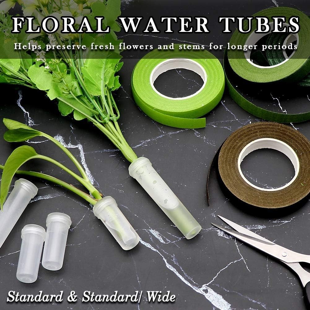 DIY Floral Arrangement Kit: 17 Tools including Wire Cutter & Water Tubes