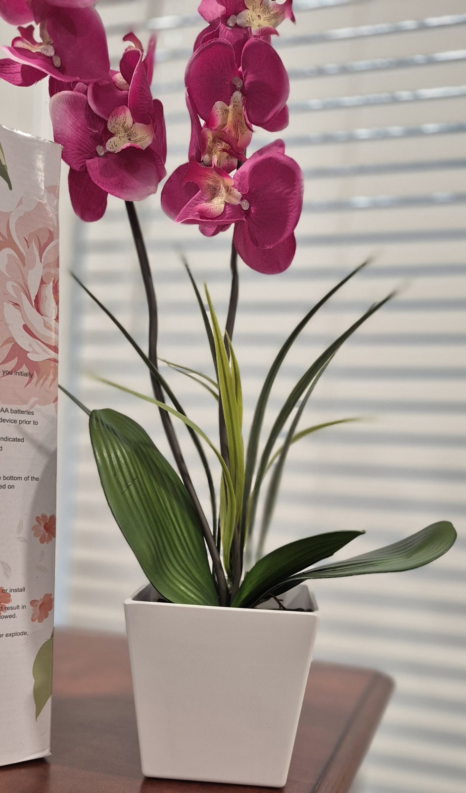 Beautiful Lighted Orchid Flower Arrangement. Pink Homeseasons Xlarge 22 Inches