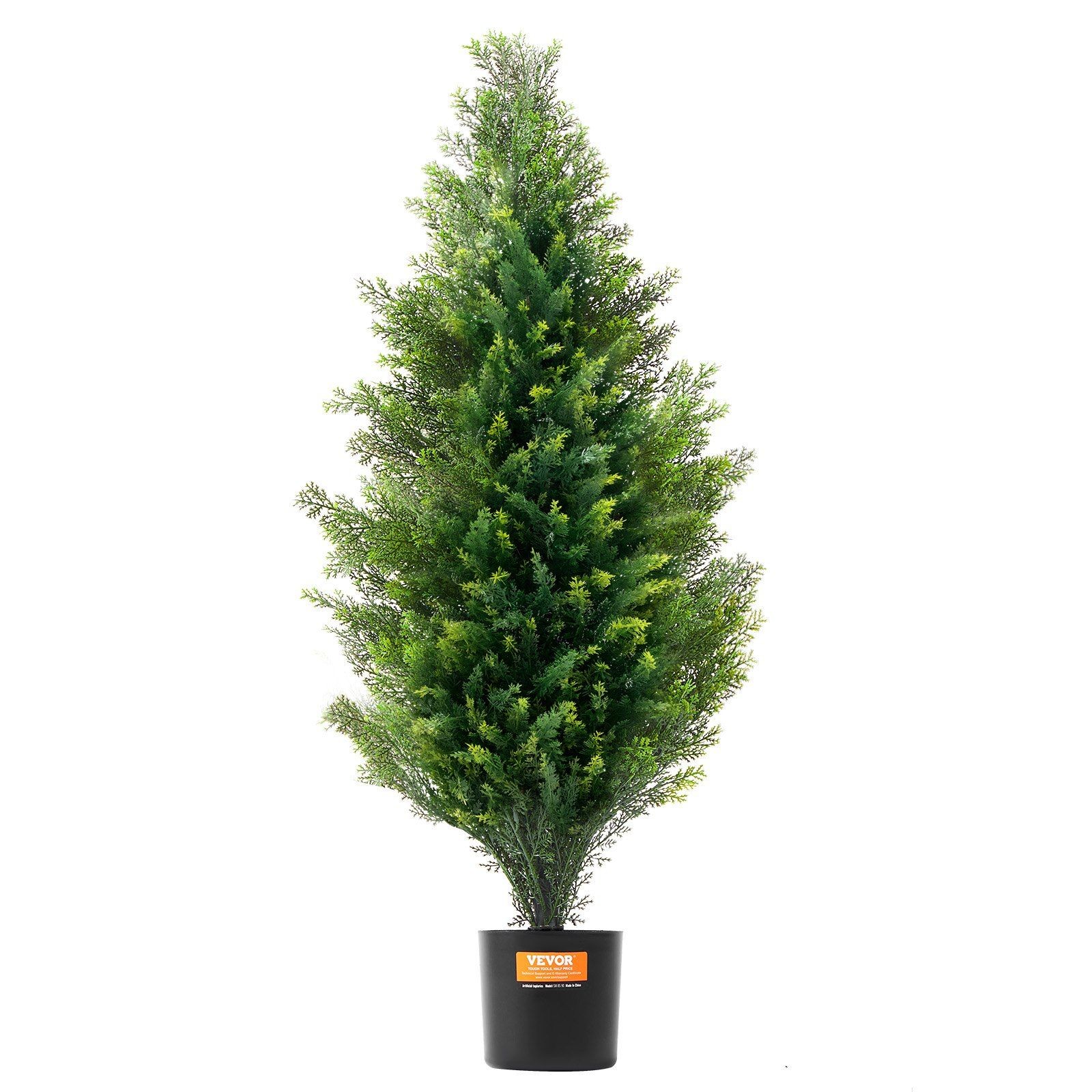 Stable 36in Cedar Topiary Set Reinforced Base for Outdoor Indoor