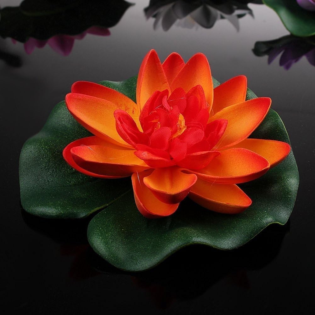 Beautiful Floating Foam Lotus Flower Set – 4 Colors for Indoor & Outdoor Use