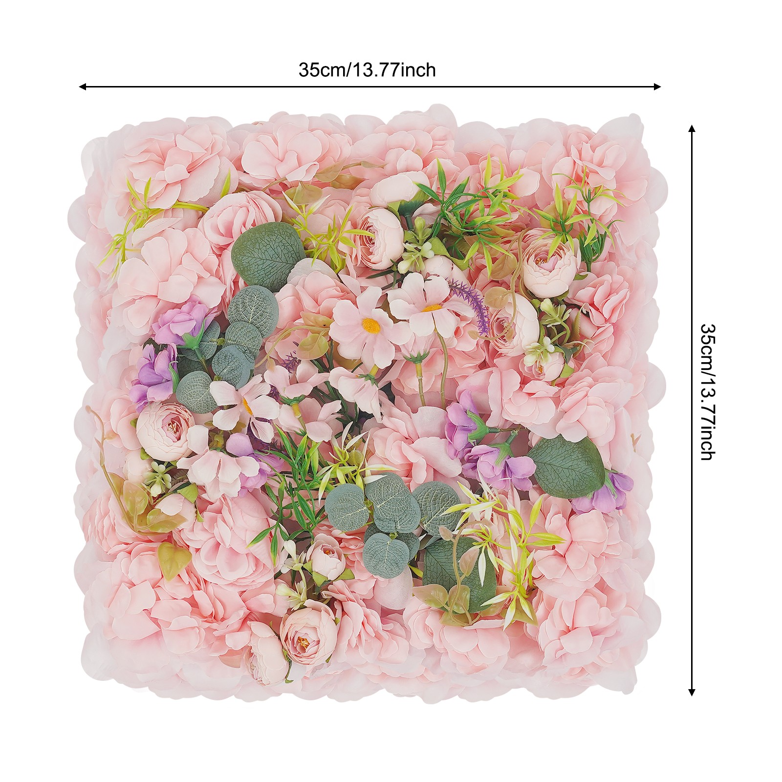 Artificial Flower Wall Panels, 16 PCS Flower Wall Panels Wall Decoration