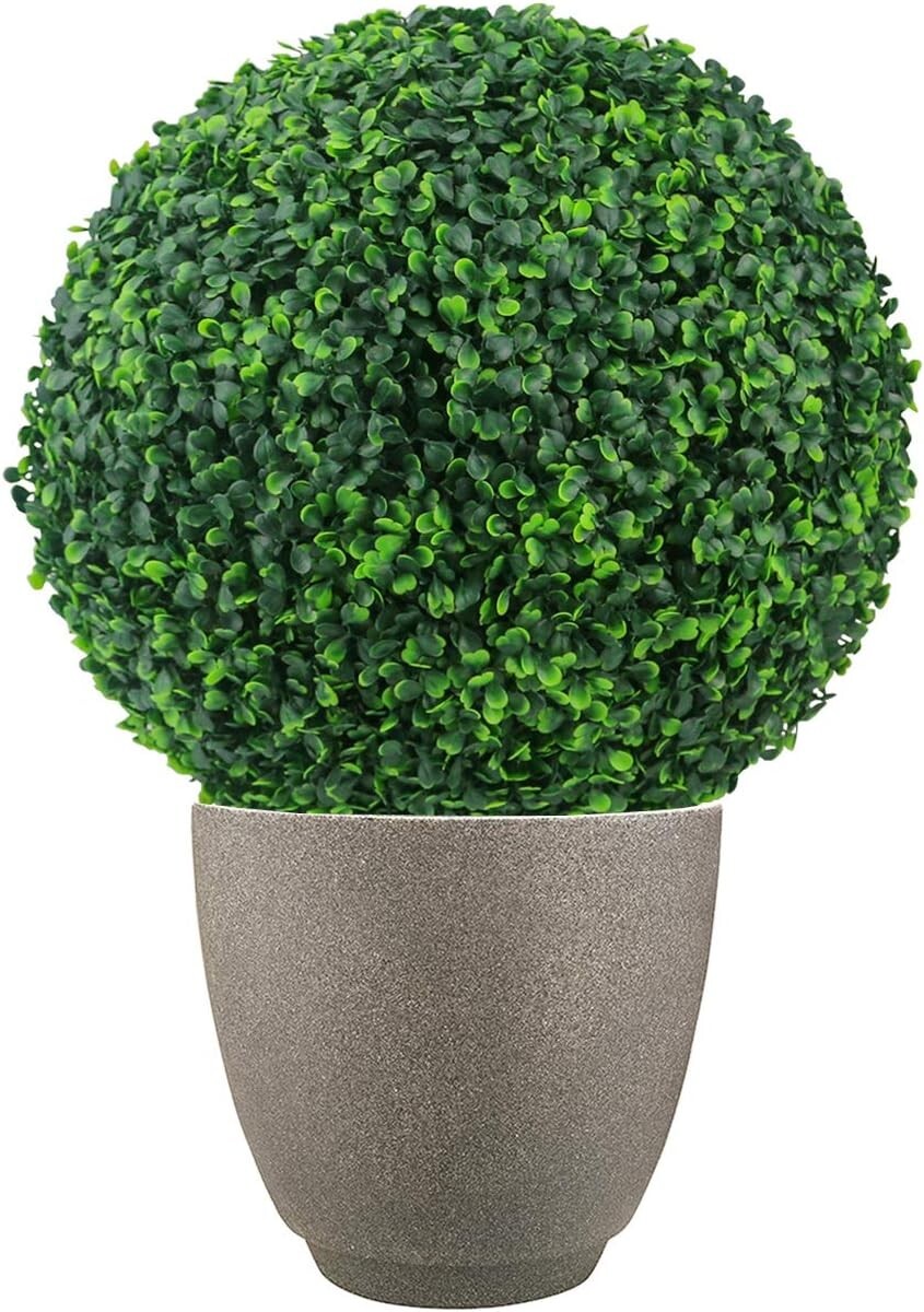 15.7-Inch Artificial Boxwood Plant Balls – Perfect for Weddings & Home Décor