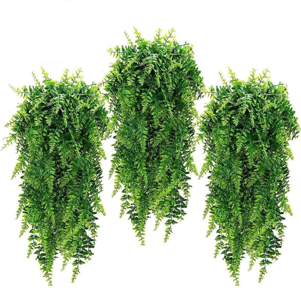 Artificial Hanging Plants Vines Fake Ivy Ferns Outdoor Wedding Garland Decor