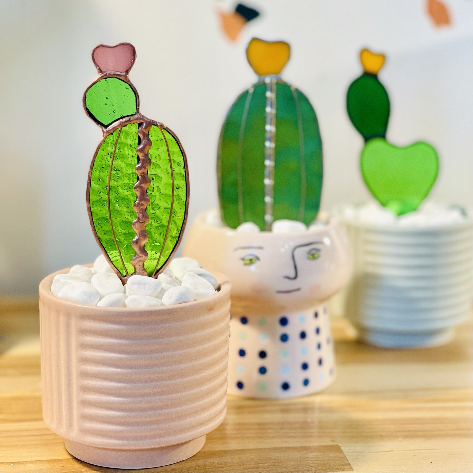 Glass Baby Moon Cactus