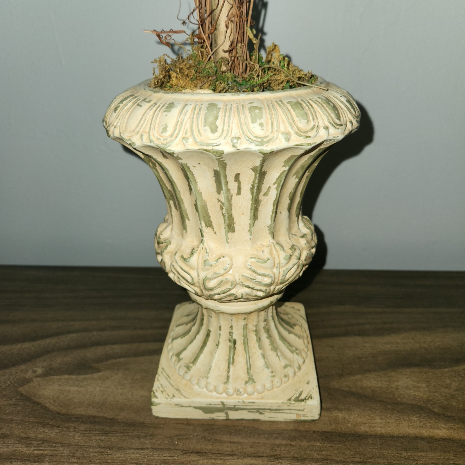 Large Faux Topiary in Urn 21″ Tall Perfect for Year Round!