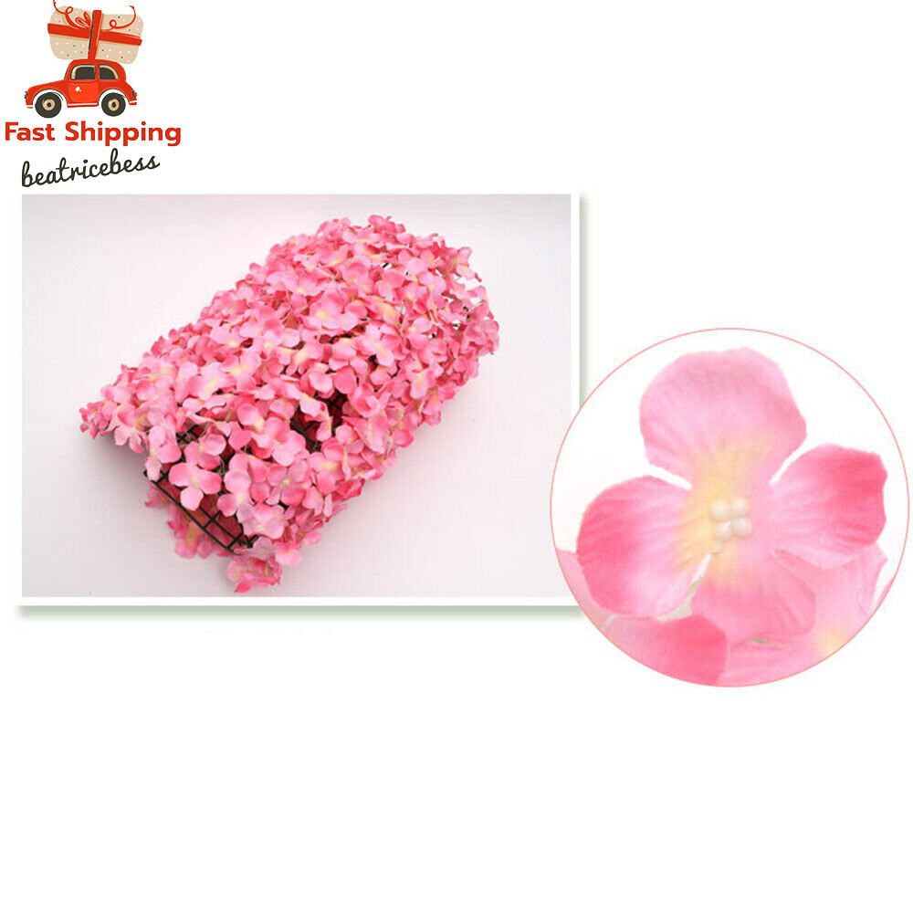 Artificial Wedding Silk Flower Wall Decor 10X Background Rose Floral Panels