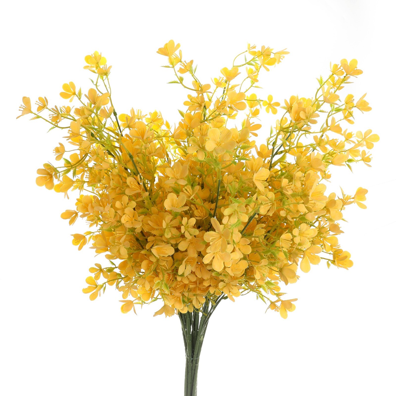 Grand Verde Artificial Flowers Long Stems Plastic Faux Bouquet, Bulk Lot 5pcs