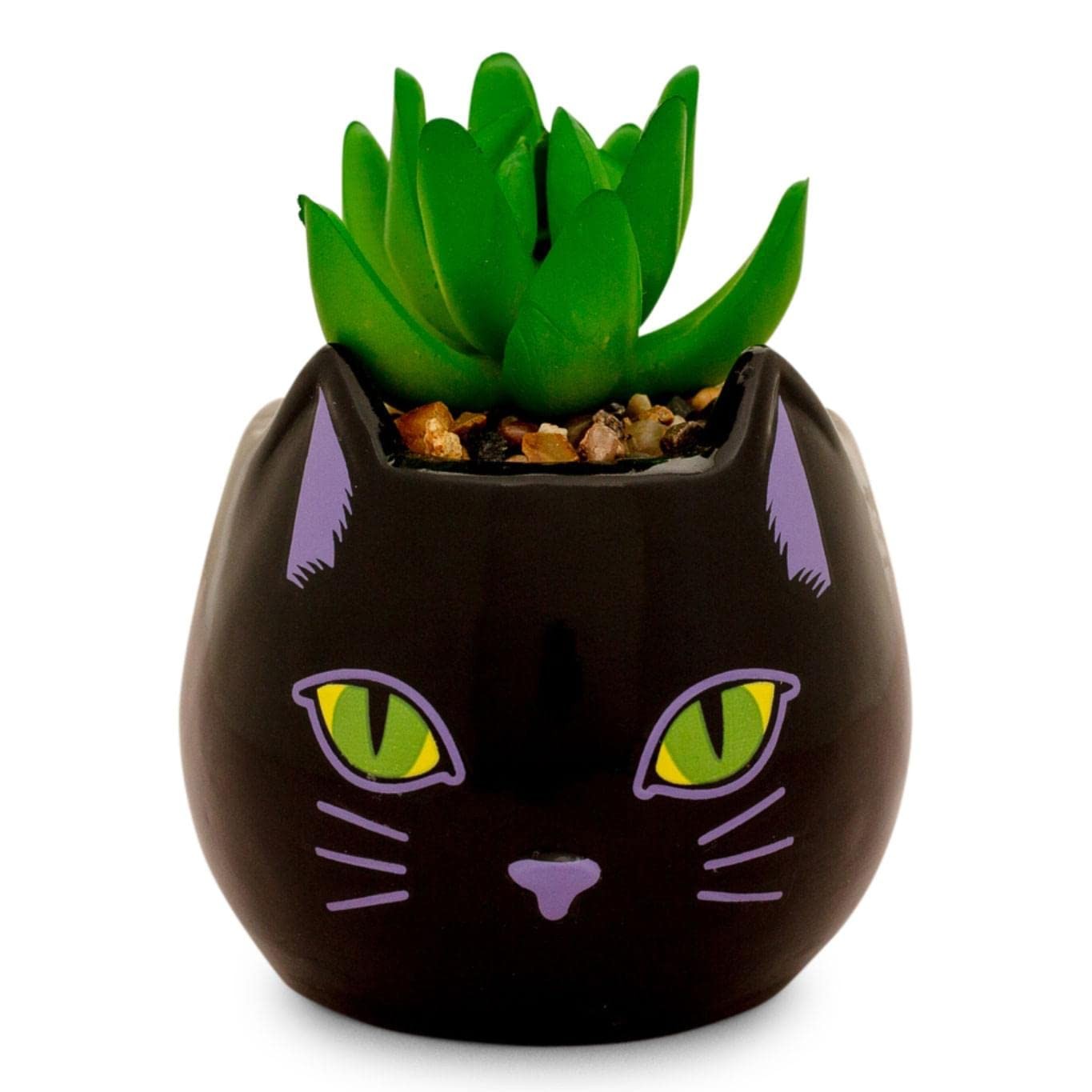 Disney Hocus Pocus Binx is My Boo 3-Inch Ceramic Mini Planter with Artificial Su