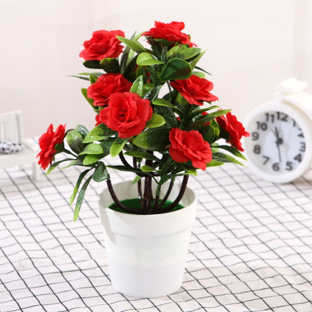 High Quality Flower Fake False Plants Home Decor Ornament Potted Plant