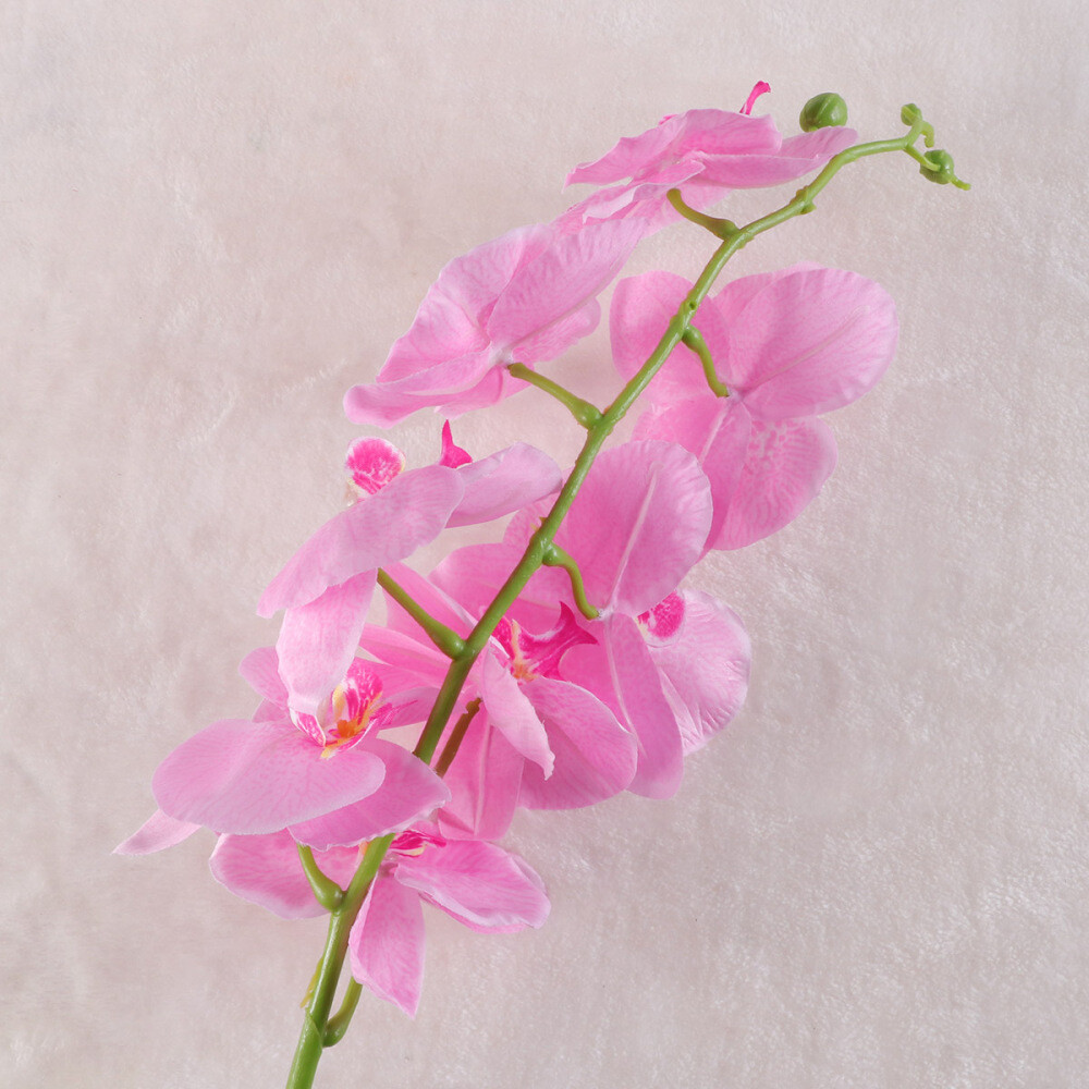 Artificial Plants Flower Arrangements Orchid Faux Stem Touch
