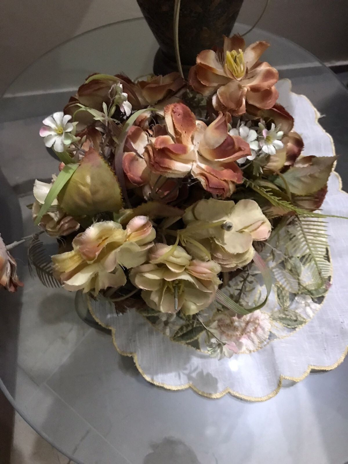 Artificial Flowers basket