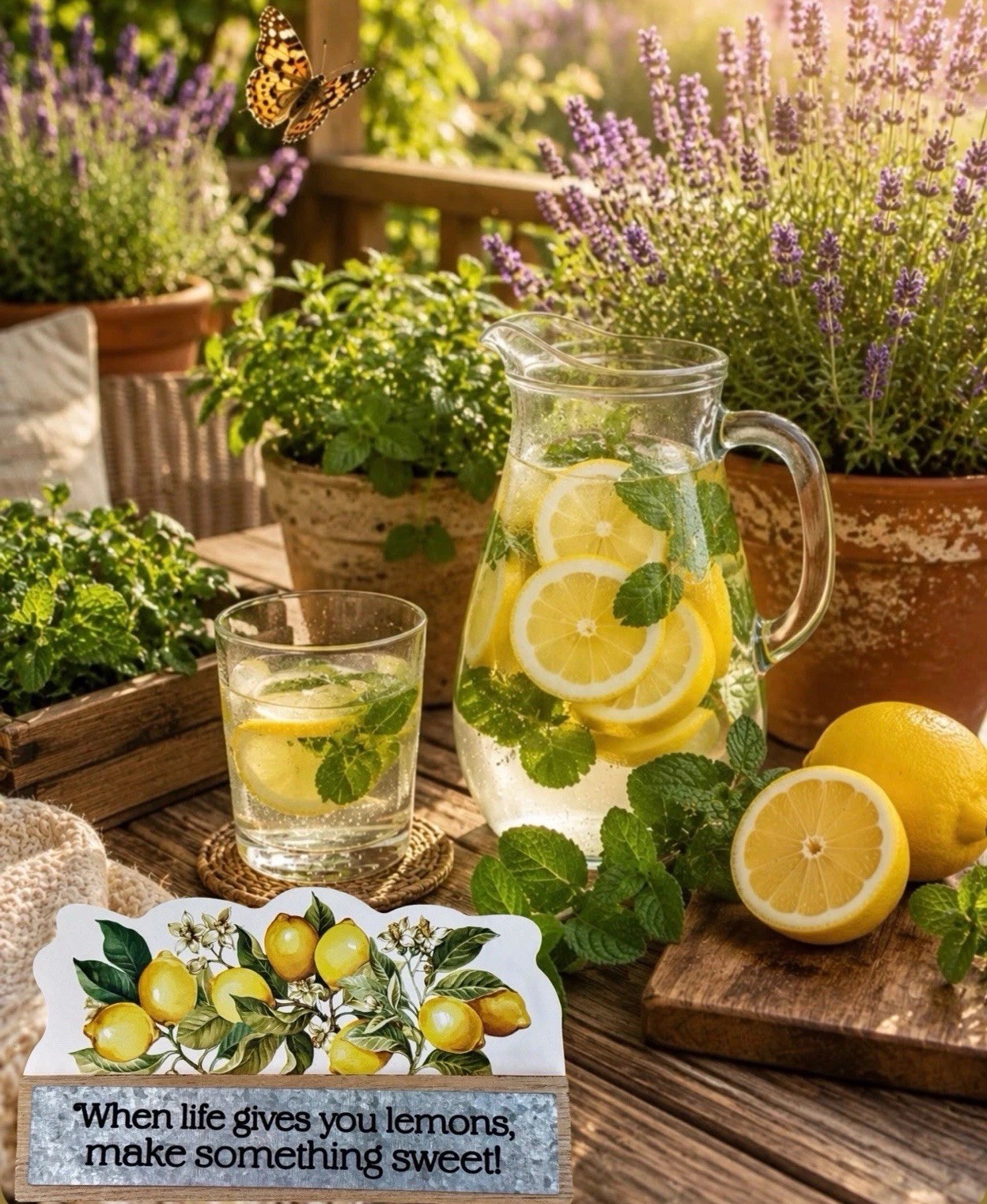 Lemon Table Centerpiece Decor Amalfi Coast Decoration RARE – Kitchen Wall Window