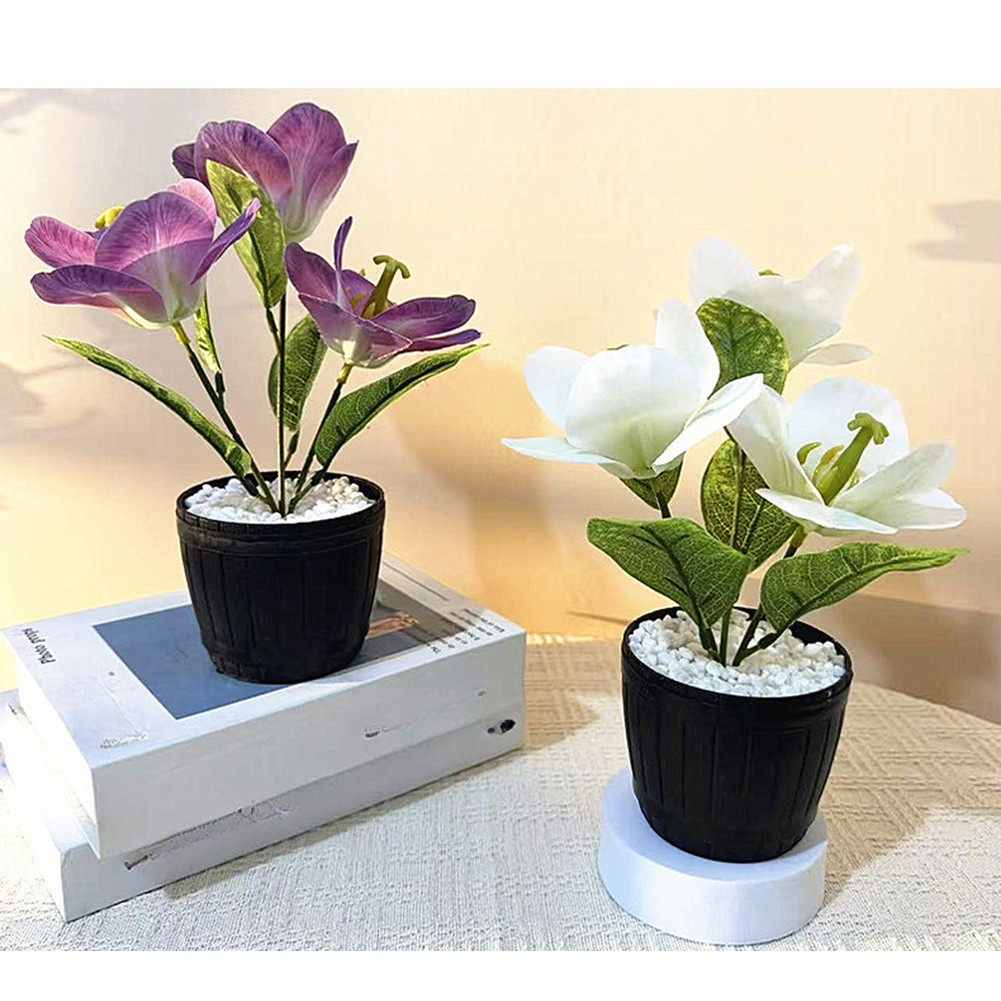 Artificial Flower with Realistic 3D Printed Design for Multiple Displays Blue