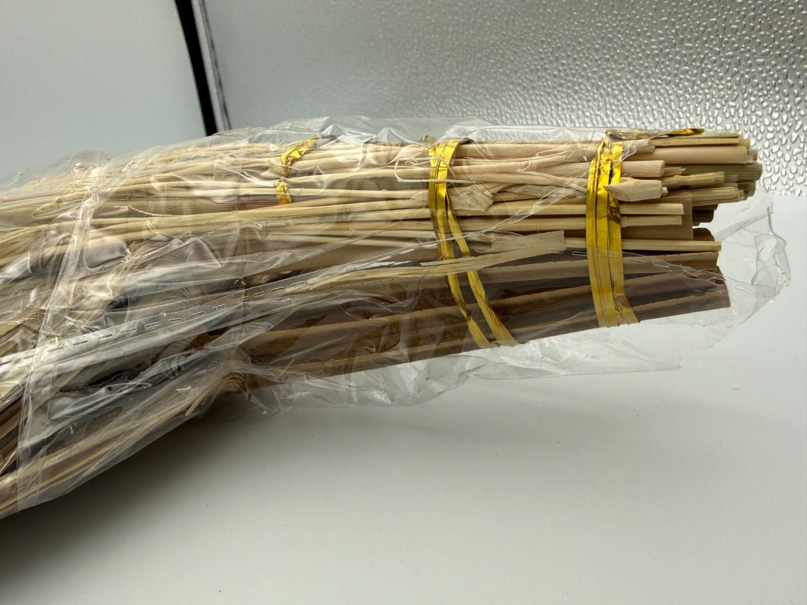 Dried Palm Leaves Fan Wall Decor Kit Natural Ornamental Grass Stems 16-17 in