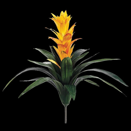 Artificial Bromeliad plant. silk flower floral arrangements