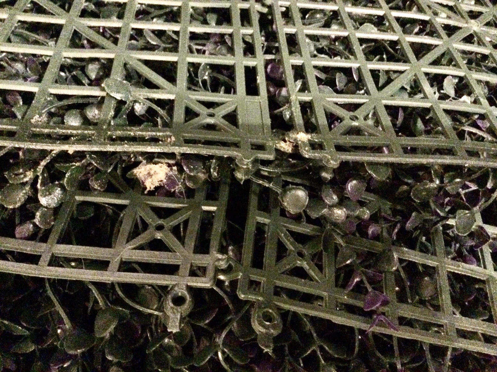 6 Artificial Faux Plastic PURPLE LAVENDER FLOWER PLANT 20×20” PATIO SCREEN PANEL