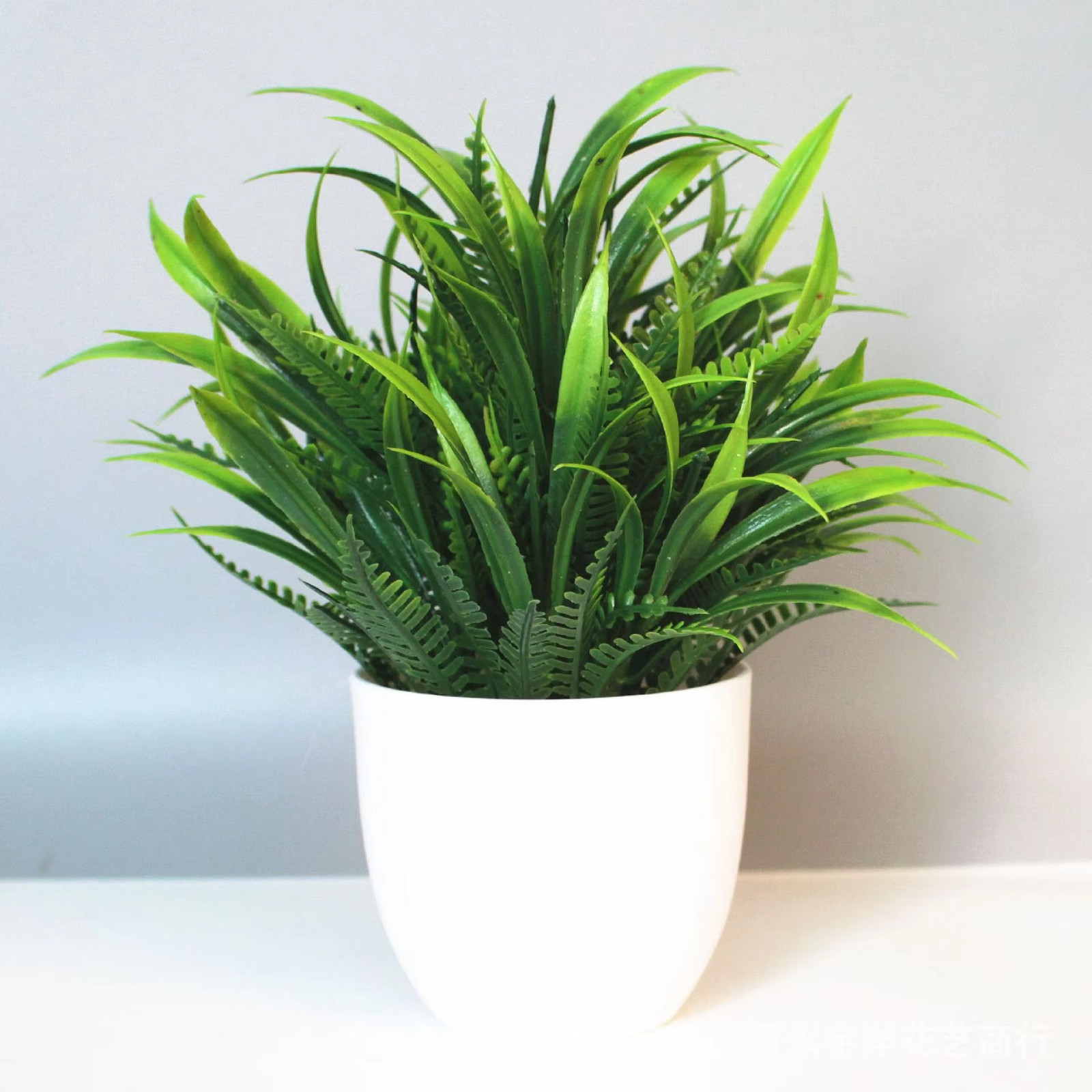 1PCS Artificial Potted Plant Scene Desktop Home Office Shelf Decor Tabletop Land