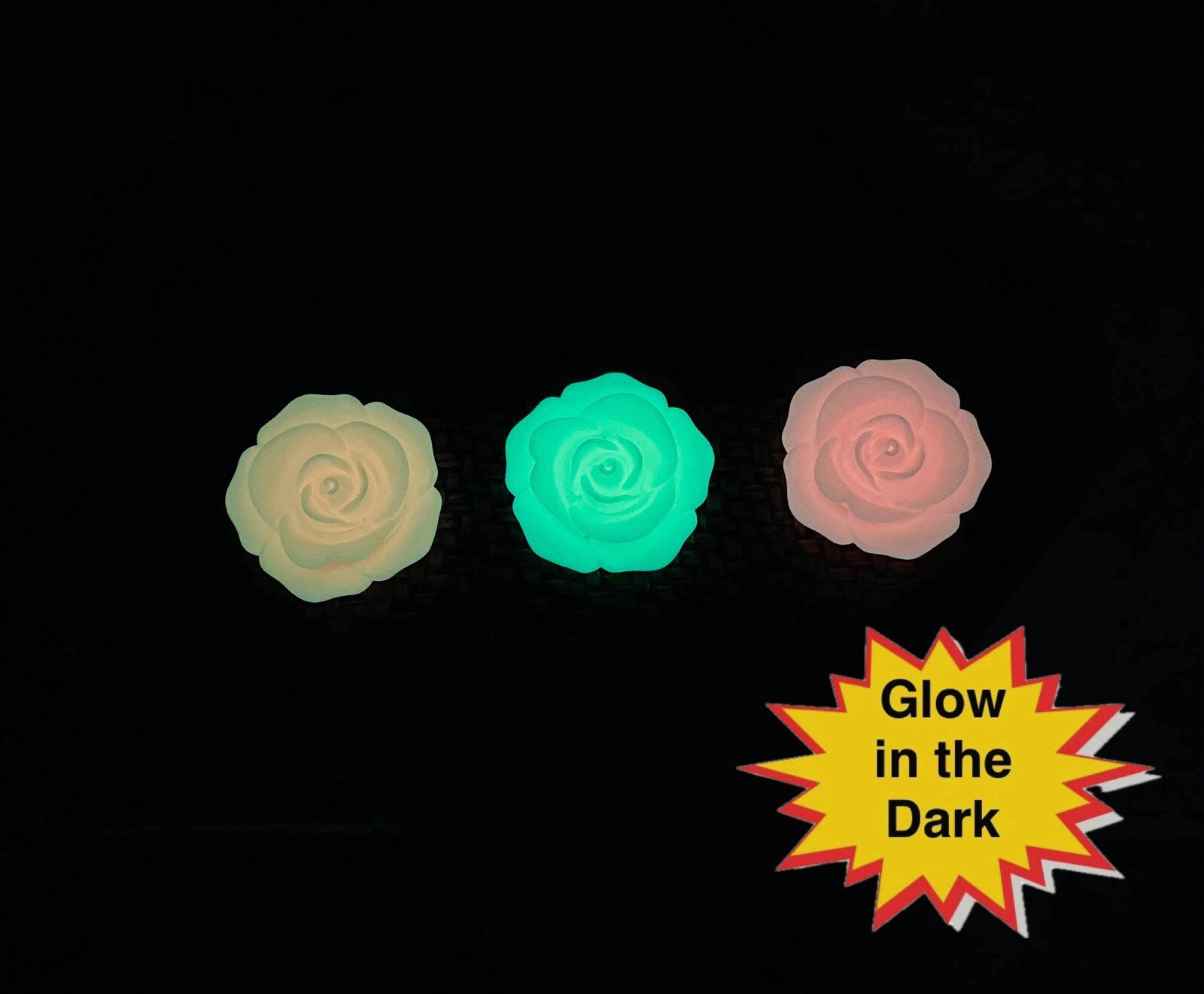 Roses Set of 3 – 3D Printed Forever Love Rose, Eternal Rose Faux Flower Gifts