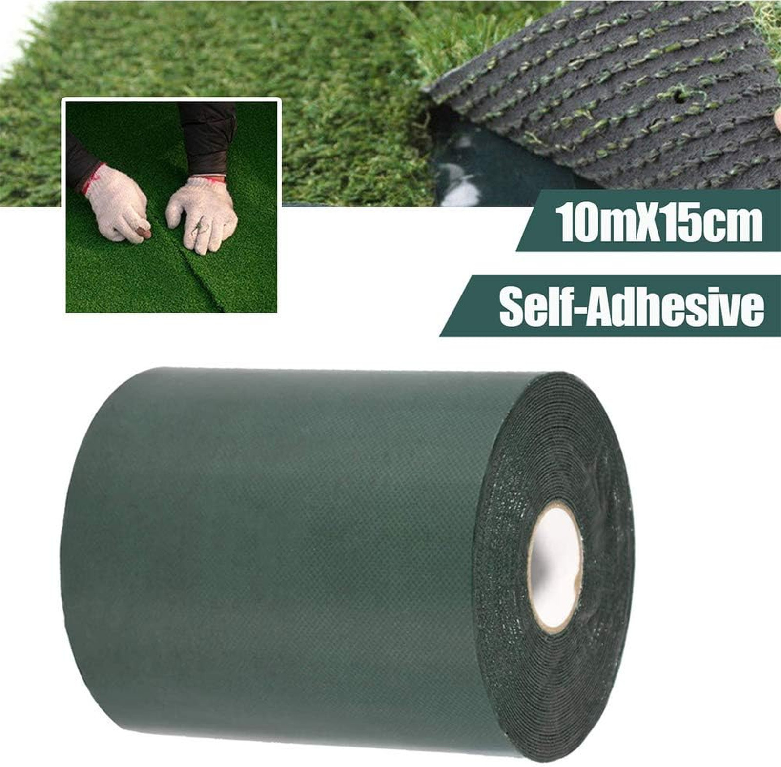 Artificial Grass Tape Self-Adhesive 6×33 Feet Seam Carpet for Lawn Jointing