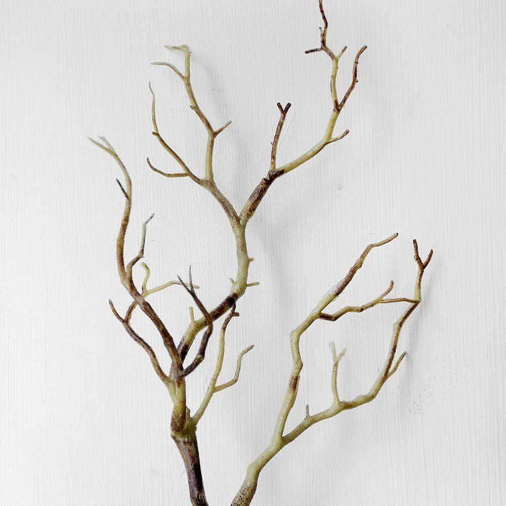 3 In. Artificial Antler Dried Tree Branches Brown Decorative Witch Antler Plasti