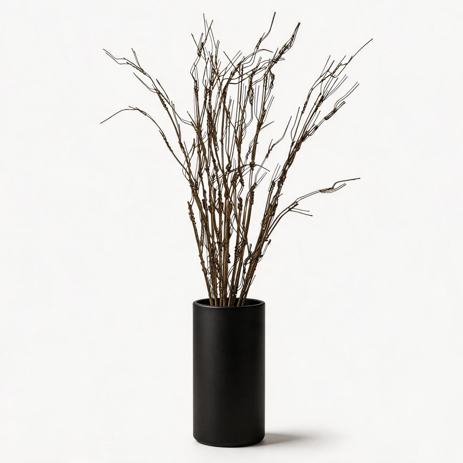 10 PCS Curly Willow Branches 34 Inch, Bendable Artificial Dried Twigs Fake Vi…