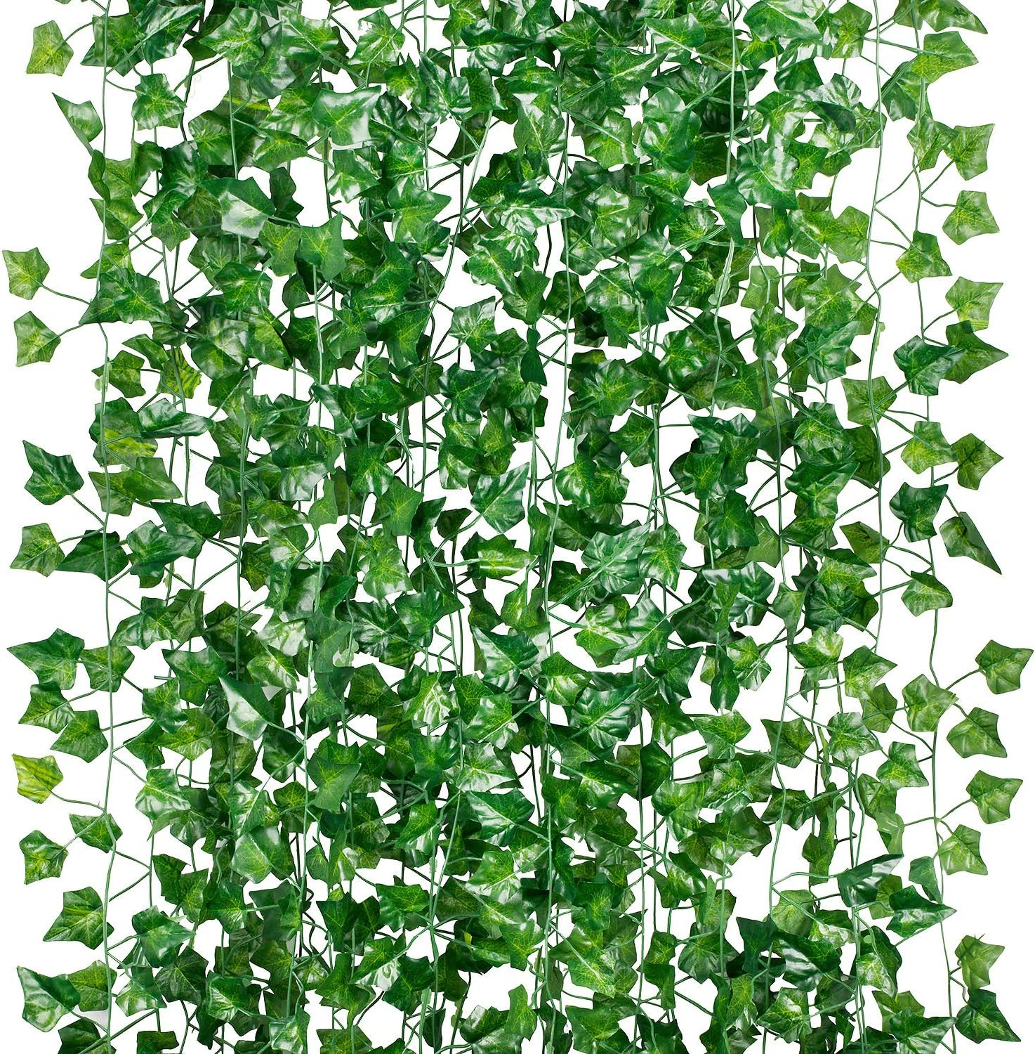 24 Pack / 82 inch (Total 164 Feet) Artificial Ivy Garland Fake Leaf Plants Vine
