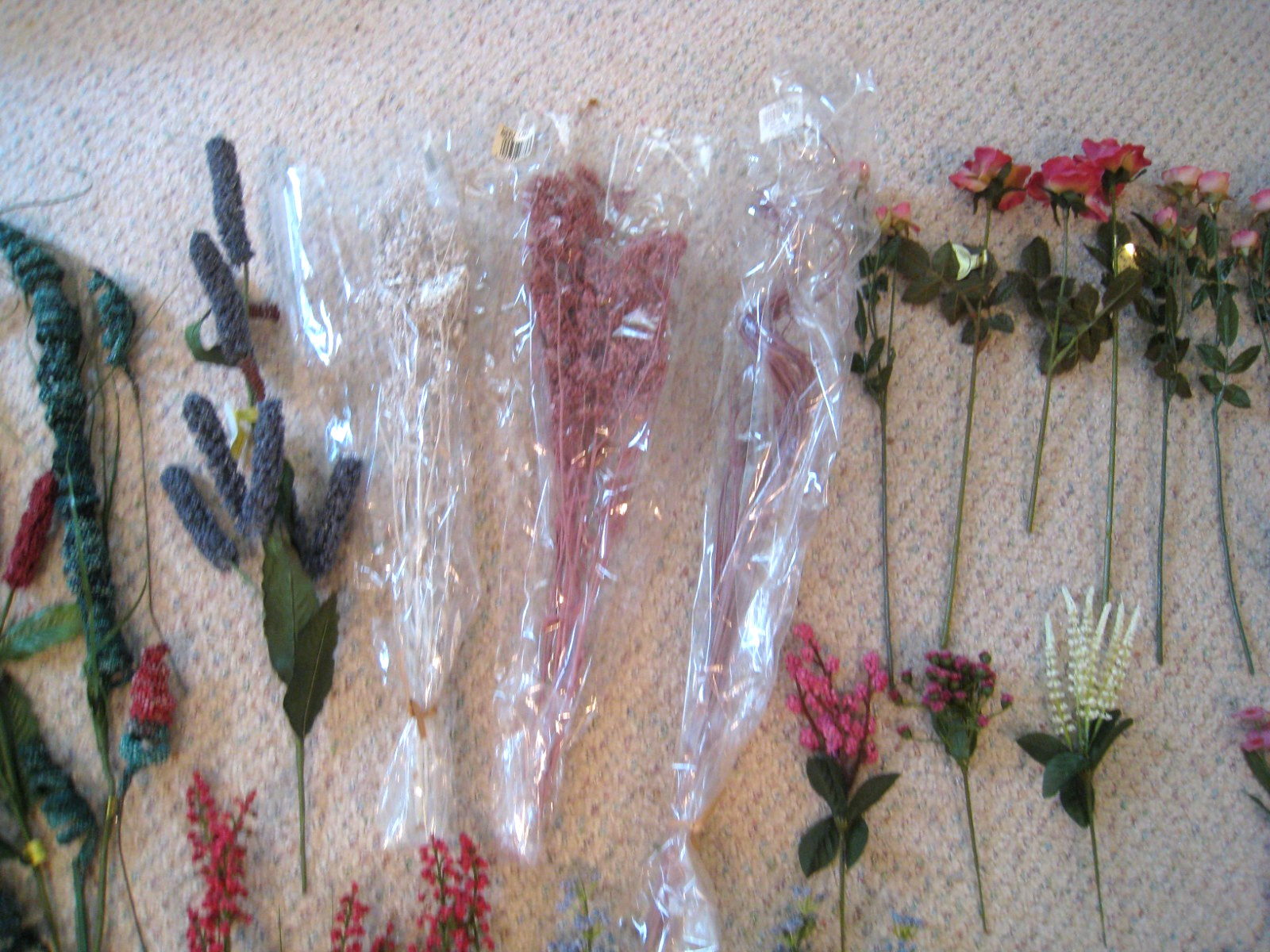 Vtg Floral Stems and Pics Lot of 35 Some Unique Most new
