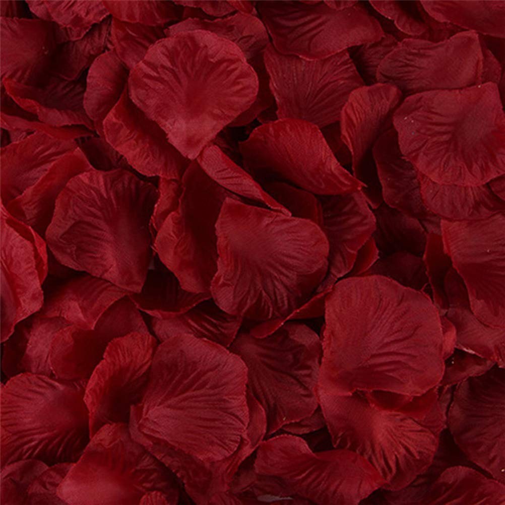 1000 Pcs Artificial Silk Rose Petals Flower Decorations for Wedding Events Party