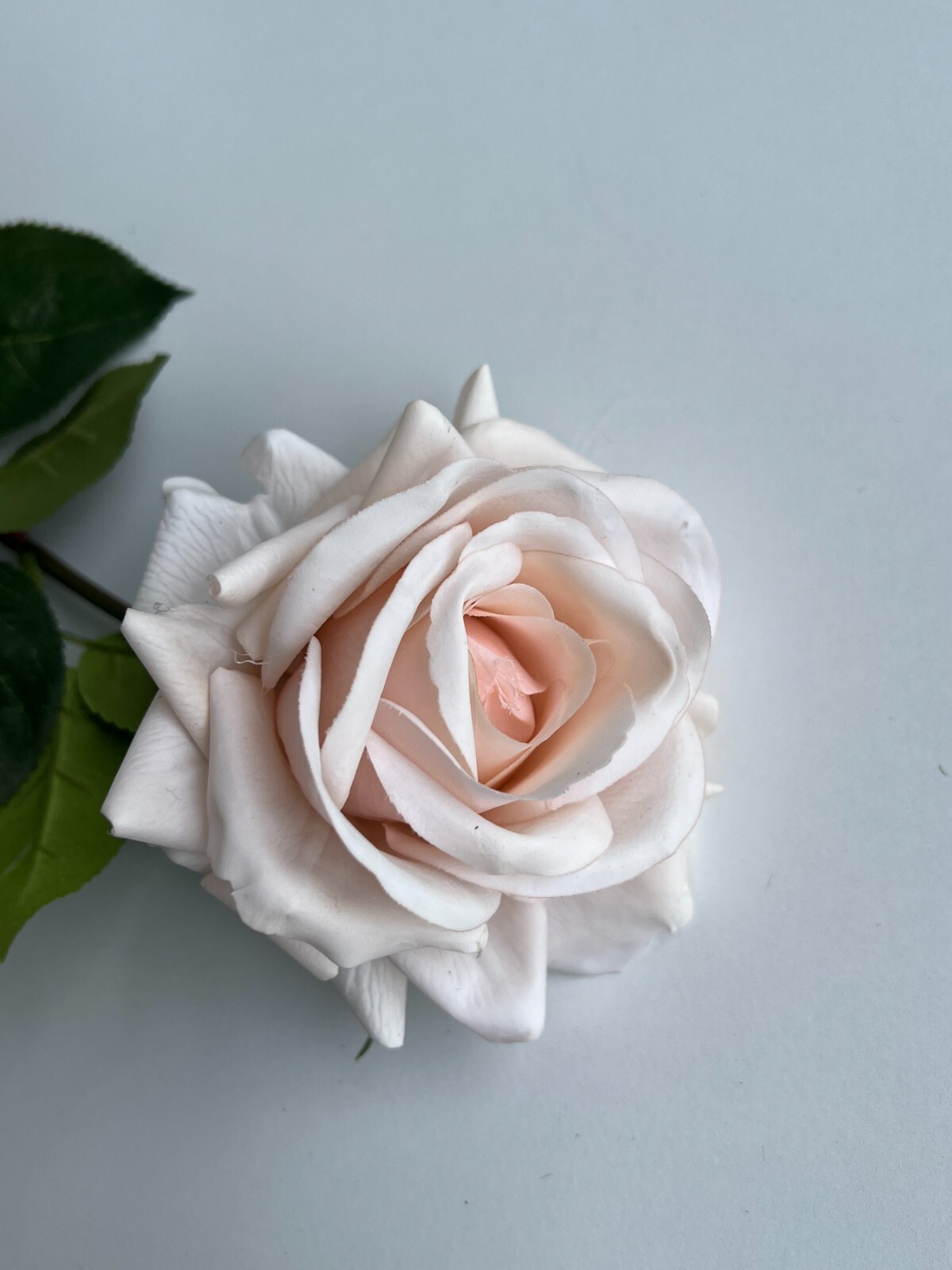 Real touch rose stem latex roses soft pink flowers fresh touch faux flowers x 1