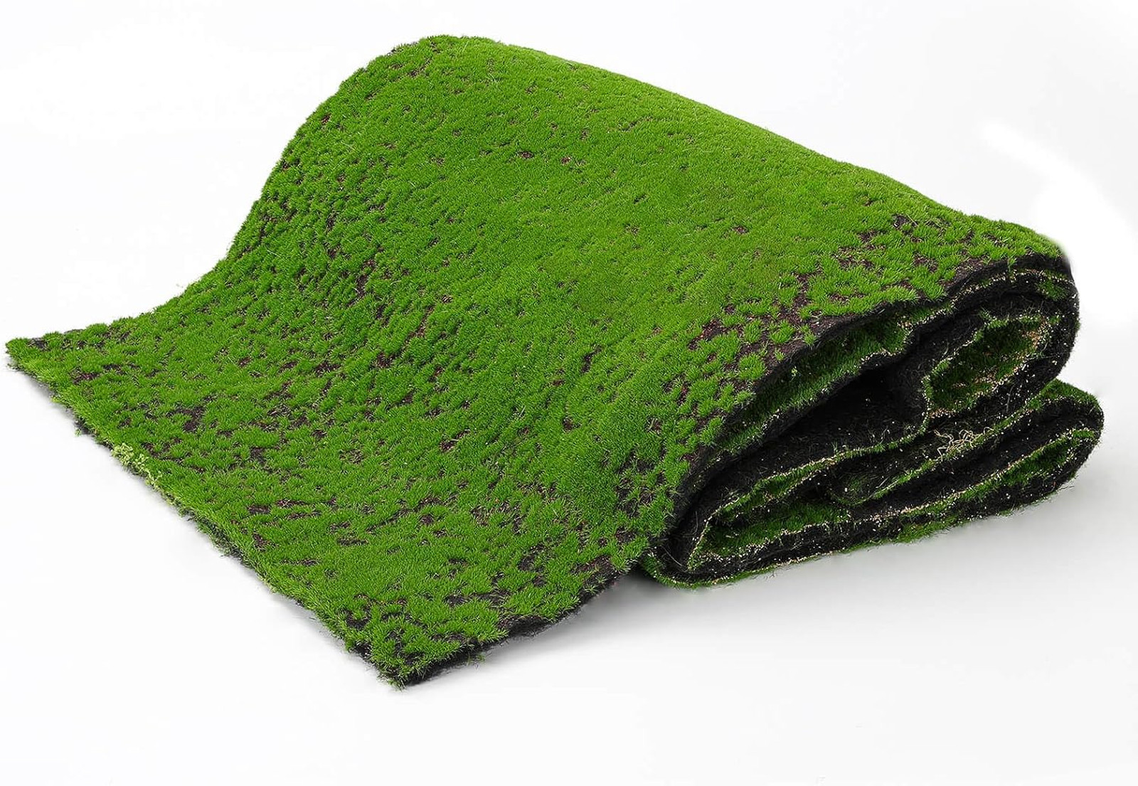 Artificial Moss Mat Green Faux Grass for Indoor Outdoor Decor Lush Lifelike