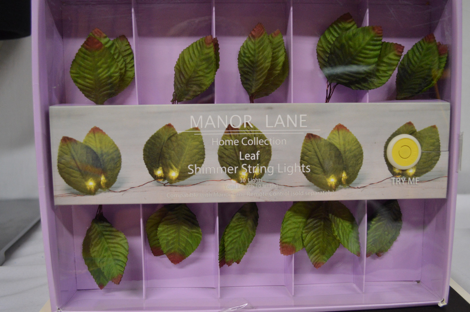 NEW Manor Lane Shimmer Lights LED String – LEAF