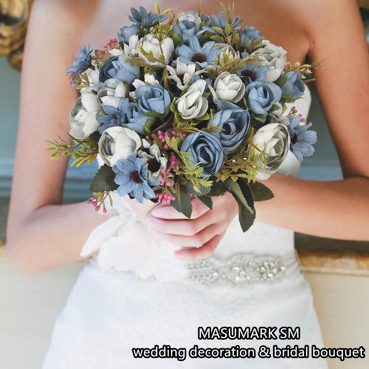 Artificial Flowers for Decoration, Fake Rose Silk Flower Plastic Plants Home …