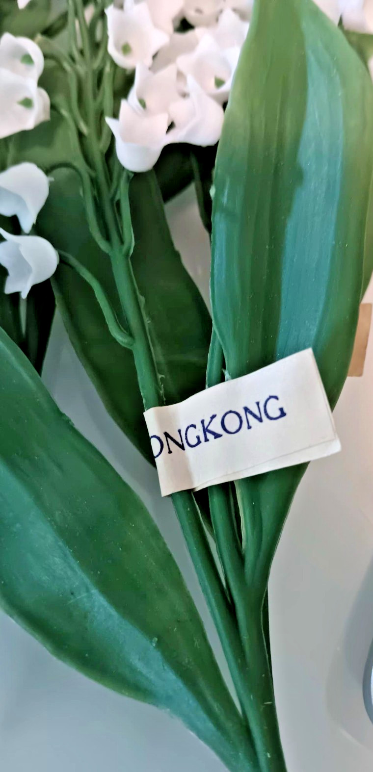 VTG 18 Pcs Artificial Lily of the Valley for Decor 8″ Inches Made in Hong Kong