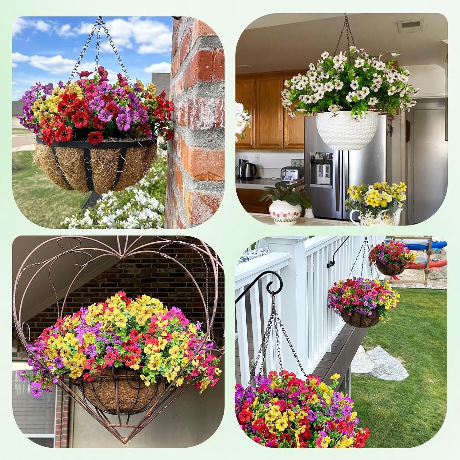 Vibrant 12-Bundle Eucalyptus Violet Artificial Flowers – No Maintenance Needed